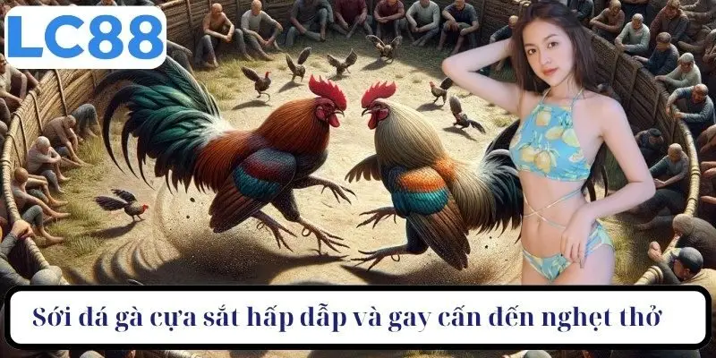 Sới đá gà cựa sắt hấp dẫn các kê thủ chuyên nghiệp